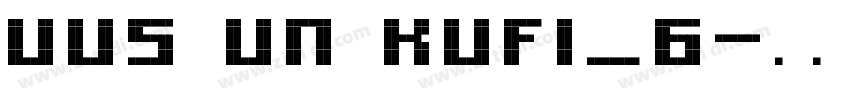 UUS UN KUFI_6字体转换